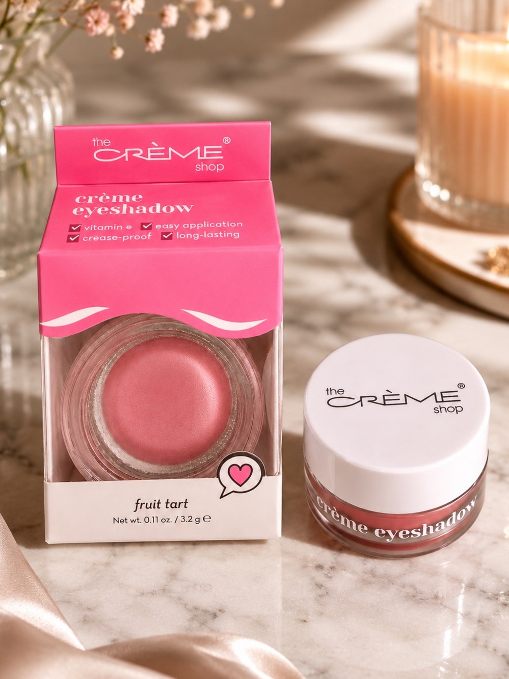 the CRÈME Shop Fruit Tart Crème Eyeshadow - pink